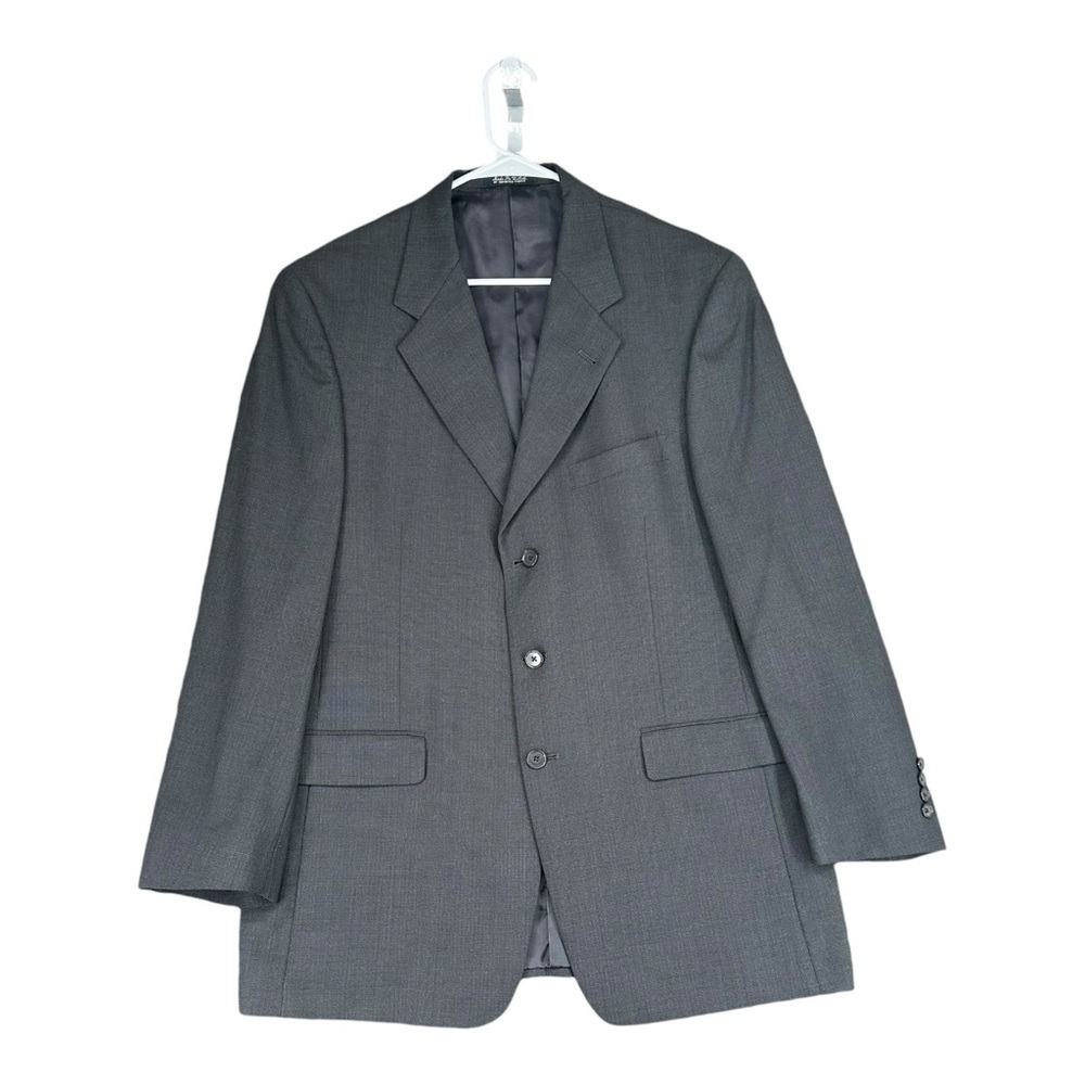 Austin Reed Men’s 43R 3 Button Suit Jacket Coat Vintage Wool Blend Office Career